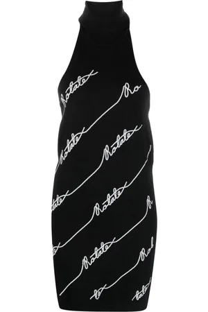 ROTATE Vestido corto con logo