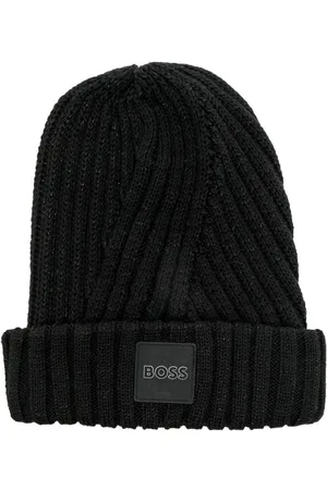 HUGO BOSS Gorro con parche del logo