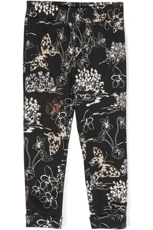 MONNALISA Leggins rectos con estampado botánico