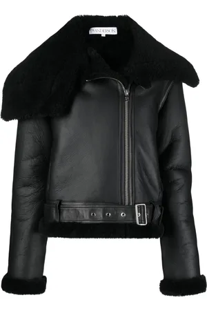 J.W.Anderson Chaqueta biker con ribete