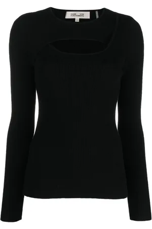 Diane von Furstenberg Top con aberturas