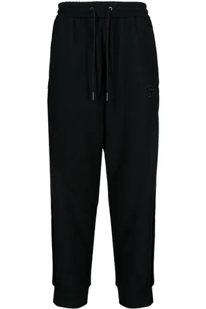 Giorgio Armani Pantalones de chándal con logo bordado