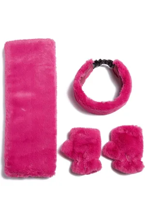 Apparis Conjunto Abby con bufanda de pelo artificial