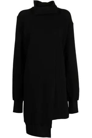 YOHJI YAMAMOTO Vestido corto asimétrico