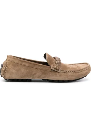 Gianvito Rossi Mocasines Massimo con detalle trenzado