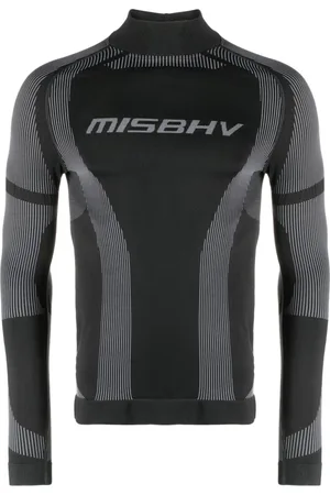 MISBHV Top de compresión con logo estampado