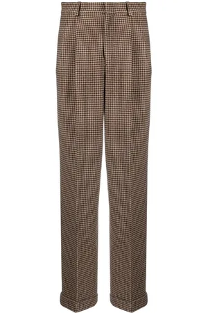Ralph Lauren Pantalones con motivo pied de poule