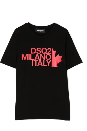 Dsquared2 Camiseta con motivo de hoja de arce