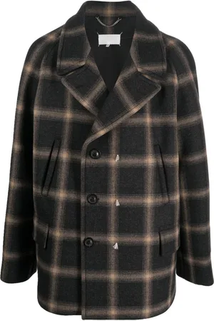 Maison Margiela Chaquetón a cuadros de x Pendleton