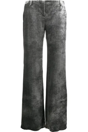 Alberta Ferretti Pantalones de talle bajo