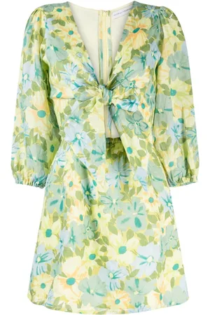 FAITHFULL THE BRAND Vestido Cintare corto con estampado floral