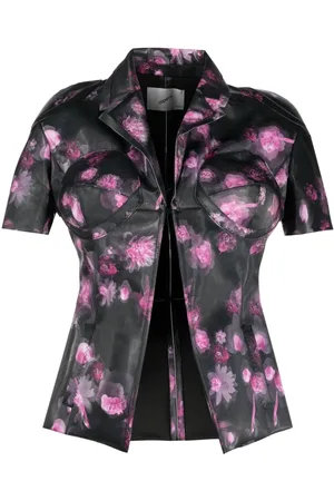 COPERNI Chaqueta Holographic ajustada de manga corta