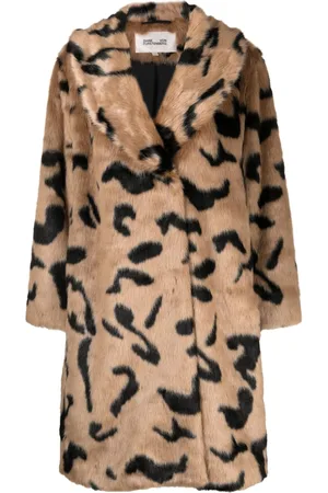 Diane von Furstenberg Abrigo con animal print