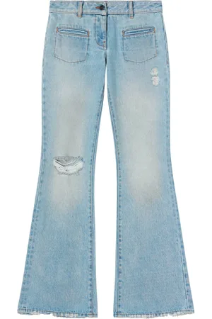 Palm Angels Vaqueros bootcut de talle bajo