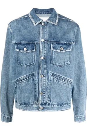 Isabel Marant Chaqueta vaquera Jango con logo bordado