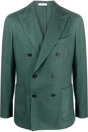 Boglioli Blazer con doble botonadura y solapa ancha