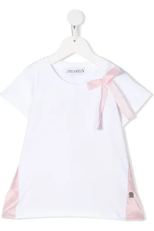 Simonetta Camiseta de manga corta con detalle de lazo