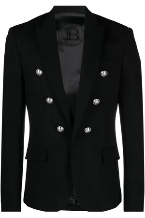 Balmain Blazer abierto con botones en relieve
