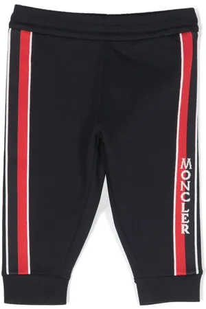 Moncler Pantalones de chándal con logo bordado