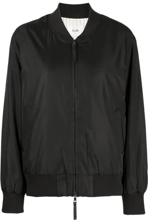B+AB Chaqueta bomber con cuello estilo béisbol