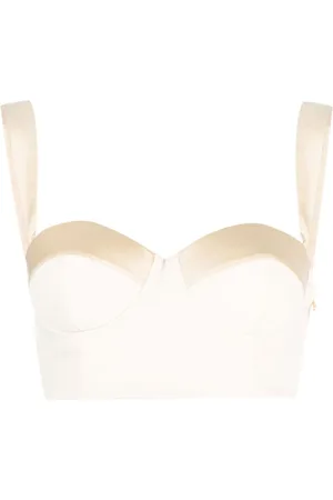 Moschino Top corto sin mangas