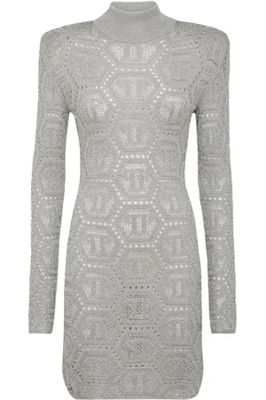 Philipp Plein Vestido corto con monograma