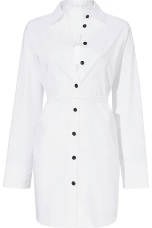 Proenza Schouler Vestido camisero con abertura