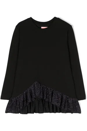 Wauw Capow by Bangbang Camiseta Violet Glitter con manga larga