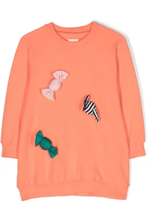 Wauw Capow by Bangbang Vestido Carla Candy Coral con apliques