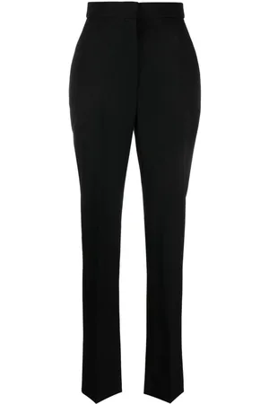 Alexander McQueen Pantalones de vestir de talle alto