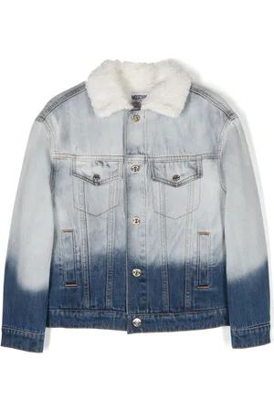 Moschino Chaqueta vaquera con logo bordado