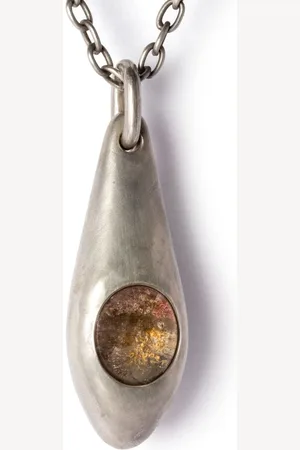 PARTS OF FOUR Collar Chrysalis con colgante de cuarzo
