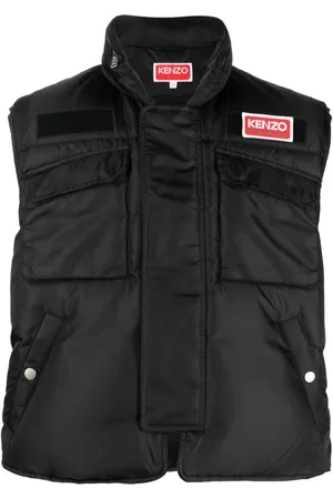 Kenzo Chaleco acolchado con parche del logo