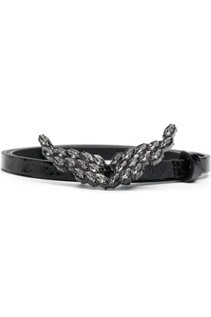 Zadig & Voltaire Cinturón Rock con hebilla con diseño de alas