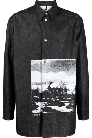 OAMC Camisa con estampado gráfico