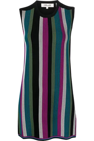 Diane von Furstenberg Vestido corto Meta a rayas