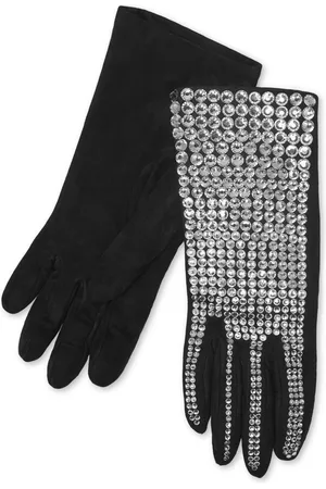 Philipp Plein Guantes con detalle de cristales