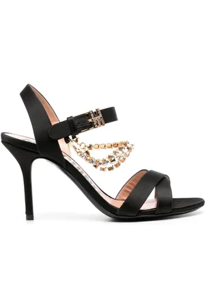 Moschino Sandalias con apliques de strass