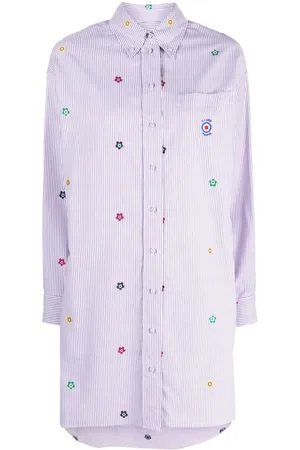 Kenzo Vestido camisero con diseño bordado