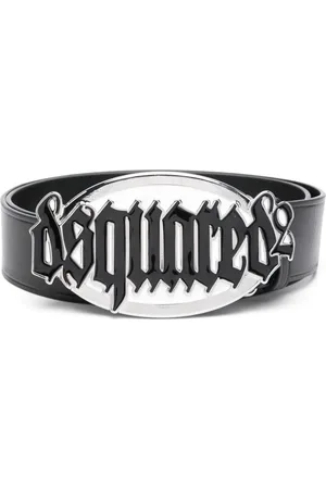 Dsquared2 Cinturón Gothic con hebilla del logo