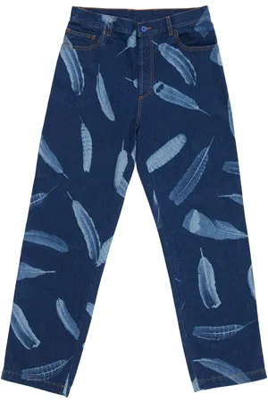 MARCELO BURLON Vaqueros Feathers rectos