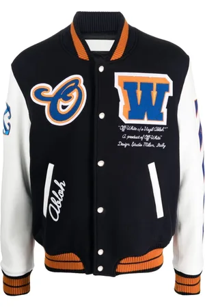 OFF-WHITE Chaqueta bomber con parche Varsity