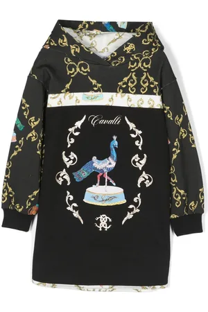 Roberto Cavalli Sudadera con capucha y motivo gráfico