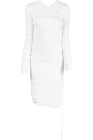 Khaite Vestido midi The Arabella fruncido