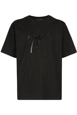 Giuseppe Zanotti Camiseta con logo estampado