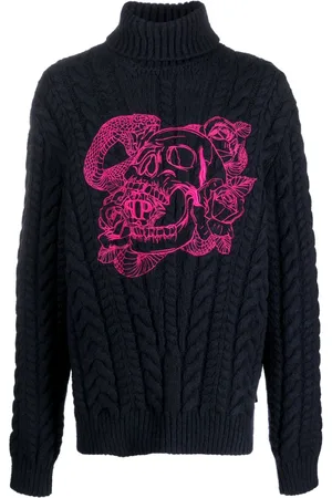 Philipp Plein Jersey con calavera bordada