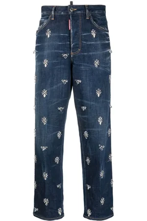 Dsquared2 Vaqueros Crystal Flies de talle alto