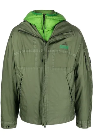 C.P. Company Plumífero reversible con logo