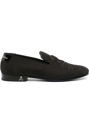Philipp Plein Mocasines con calavera bordada