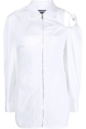 Jacquemus Vestido camisero Galliga asimétrico